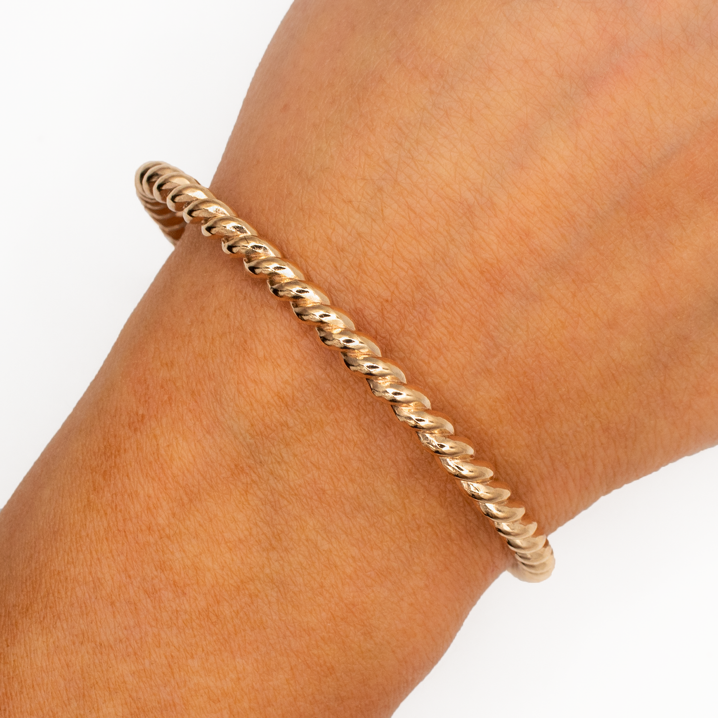 Thick Rope Gold Cuff