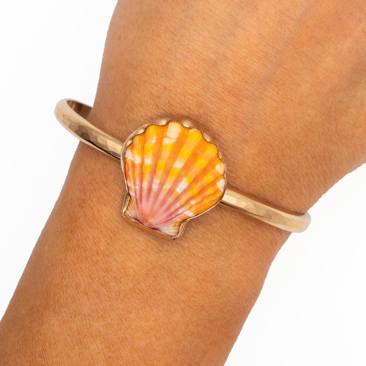 Hawaiian Sunrise Shell Cuff