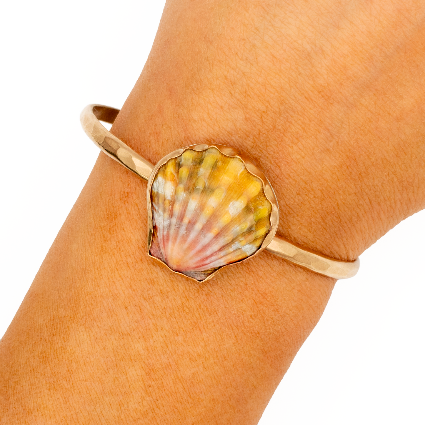 Hawaiian Sunrise Shell Cuff