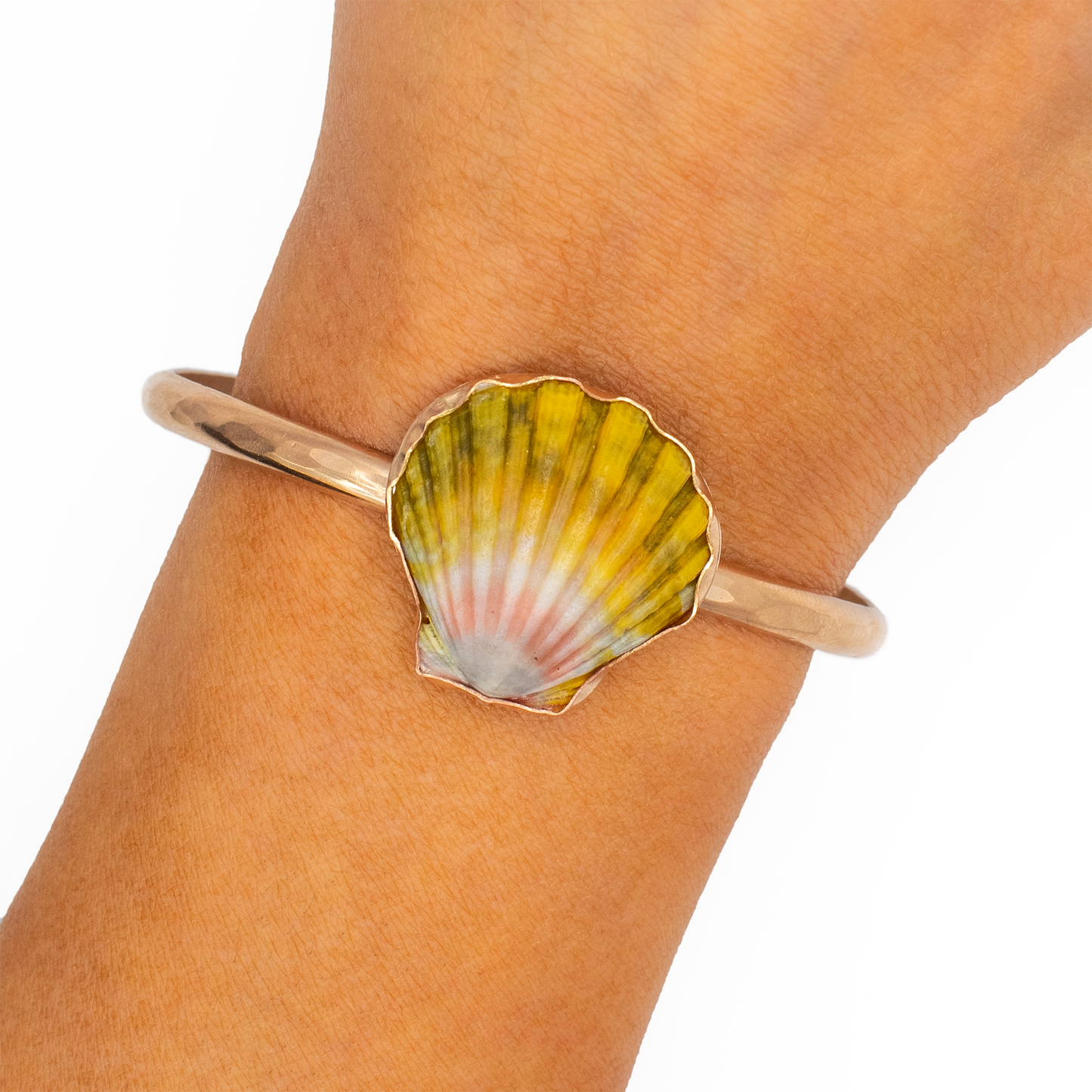 Hawaiian Moonrise Shell Cuff