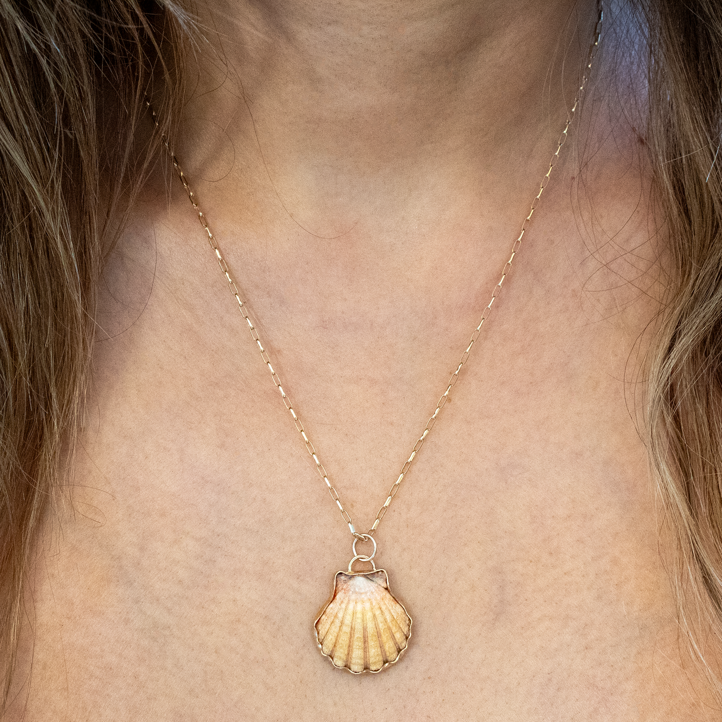 Hawaiian Sunrise Shell Pendant